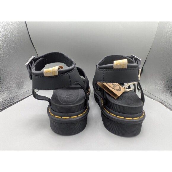 Dr Martens Blaire Hydro Leather Strap Sandal Women’s Size 7 Black - Picture 6 of 12